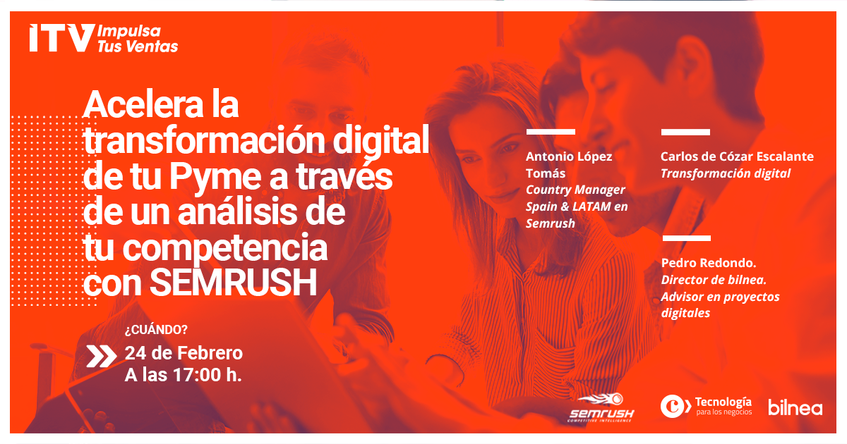 Webinar: Claves para la competitividad Digital de las PYMES’ con SemRush