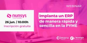 WEBINAR   | Implanta un ERP de manera rápida y sencilla en la PYME