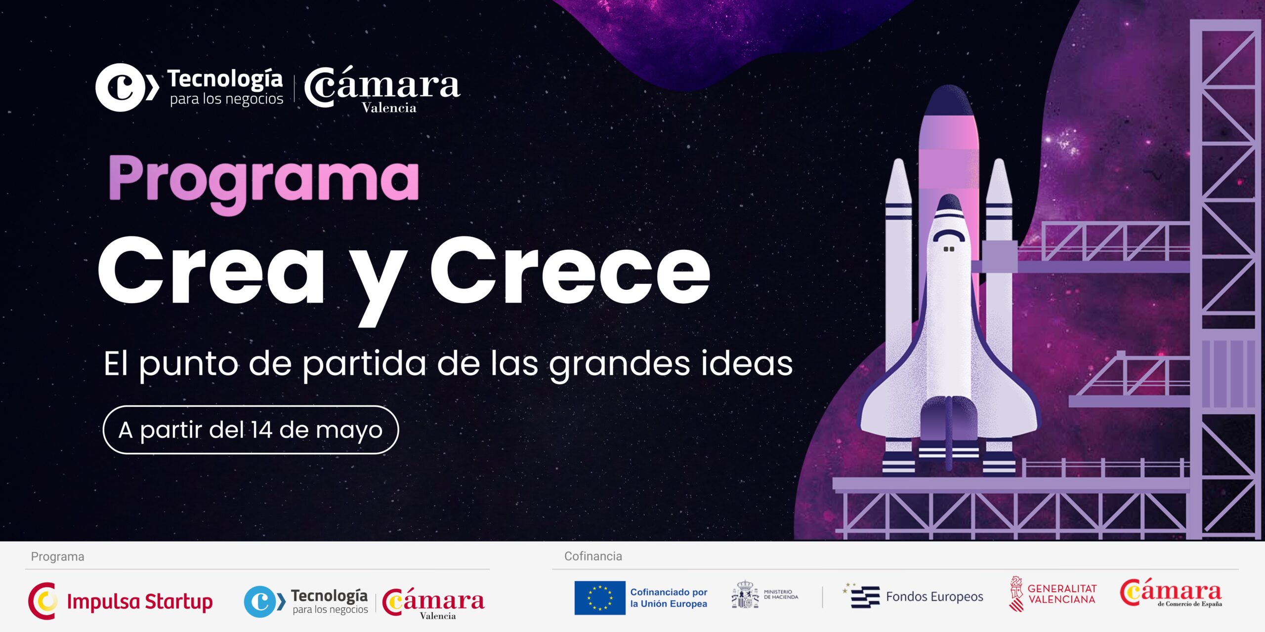 Abre el plazo de inscripción del programa Crea y Crece de Impulsa Startup
